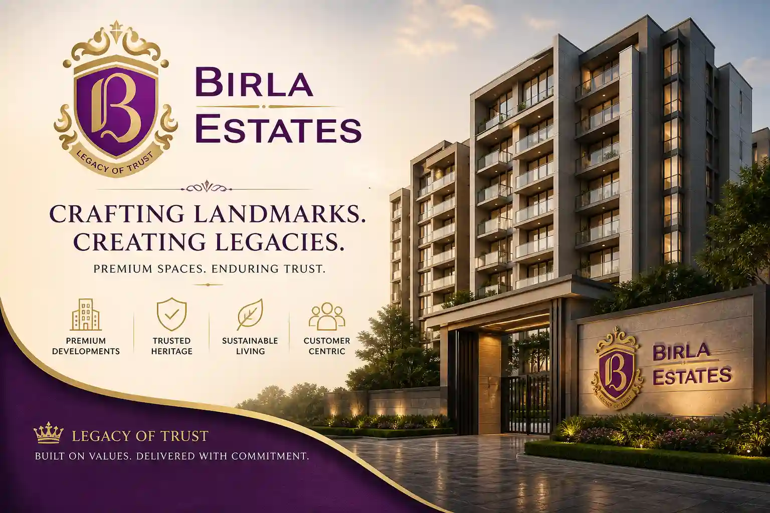 Birla Estates official logo for luxury Devanahalli projects
