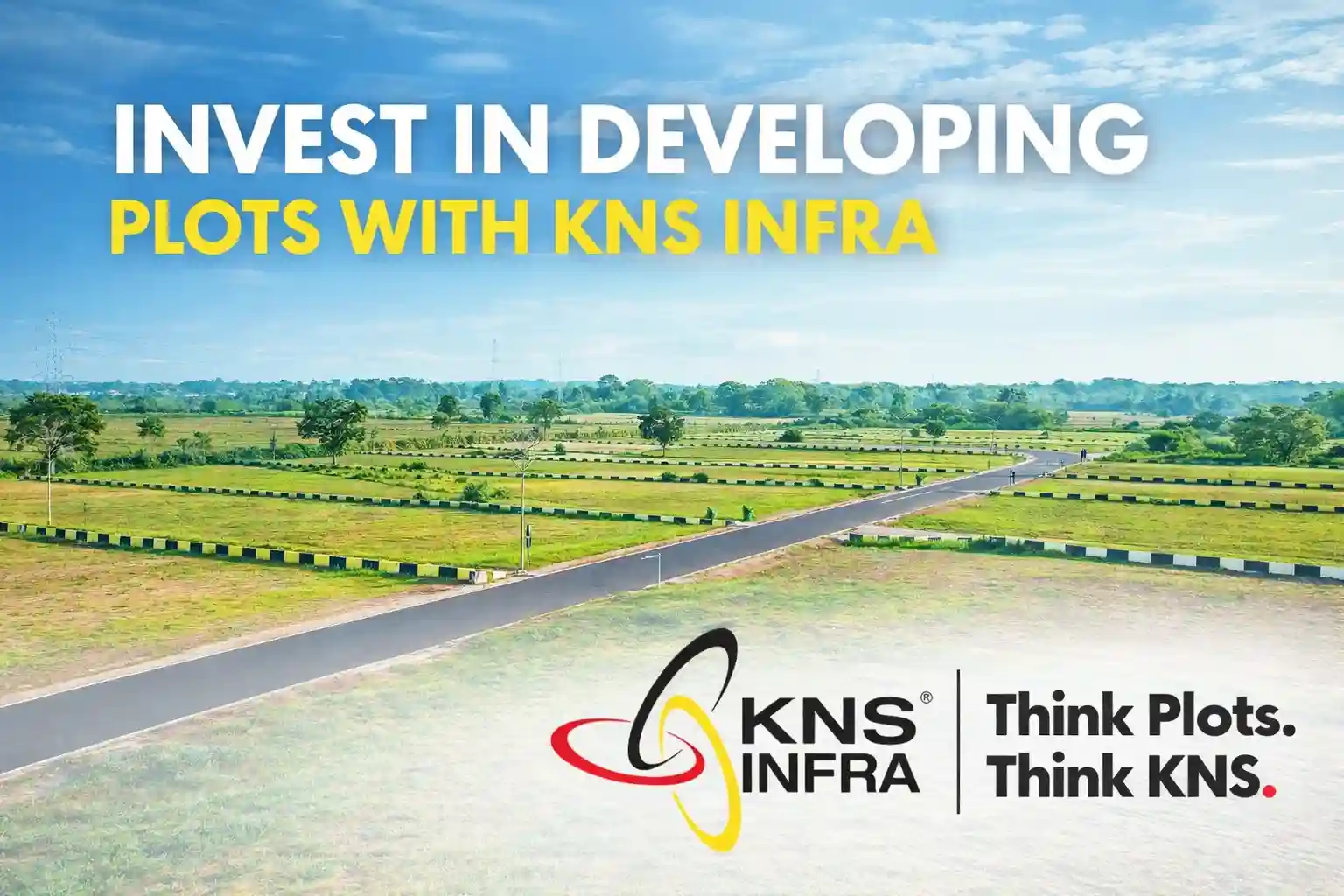 KNS Group official logo for upcoming plotted development and villas in Devanahalli